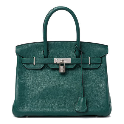 Hermes Togo Birkin 30 Malachite 1 of 13
