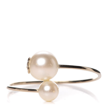 Chanel Pearl Cuff Gold 1 of 7