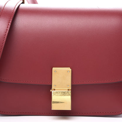 Celine Smooth Calfskin Small Classic Box Flap Bag Red 9 of 9