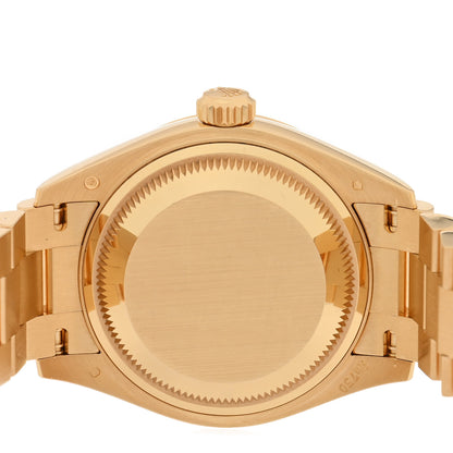 Rolex 18K Yellow Gold Diamond 28mm Datejust President Watch Champagne 279178 4 of 5