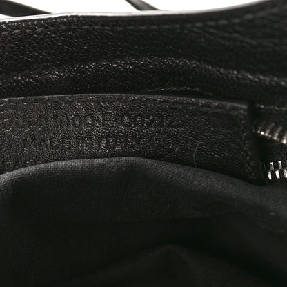 Balenciaga Chevre Silver Metallic Edge Hardware City Black 7 of 13