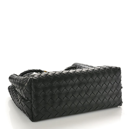 Bottega Veneta Nappa Intrecciato Medium Andiamo Shoulder Bag Black 4 of 11