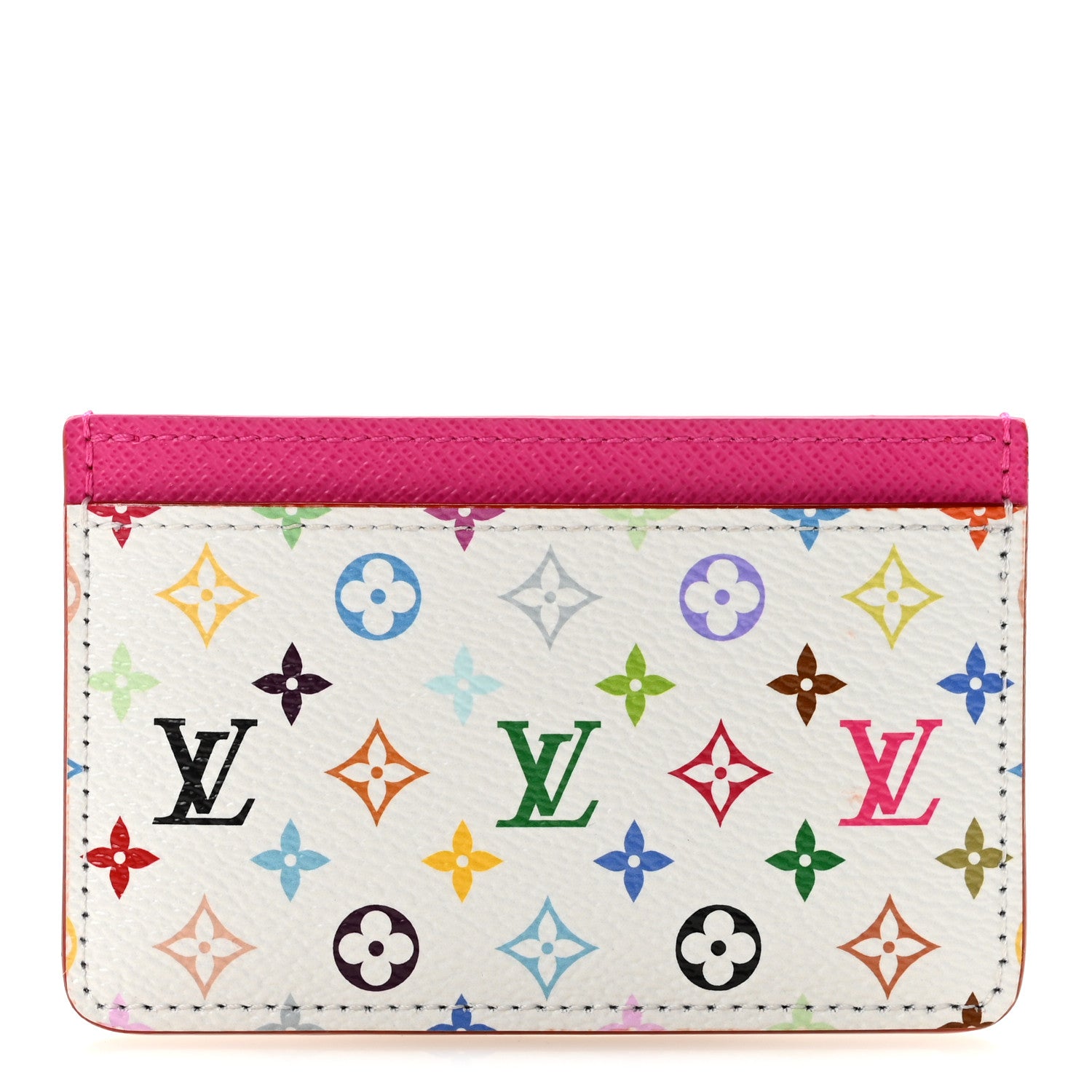 Louis Vuitton LV X TM Monogram Multicolor Card Holder Kawaii Pink 1 of 8