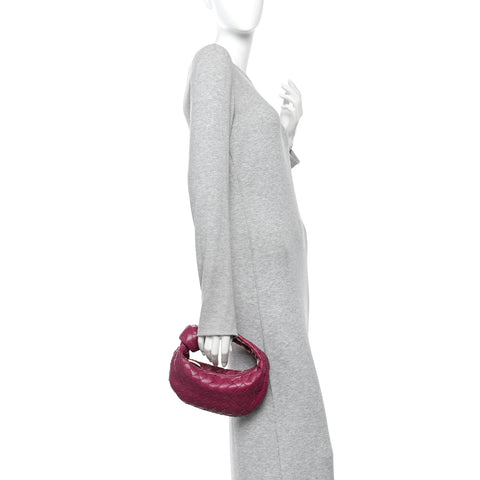 Nappa Intrecciato Mini Jodie Cinnabar