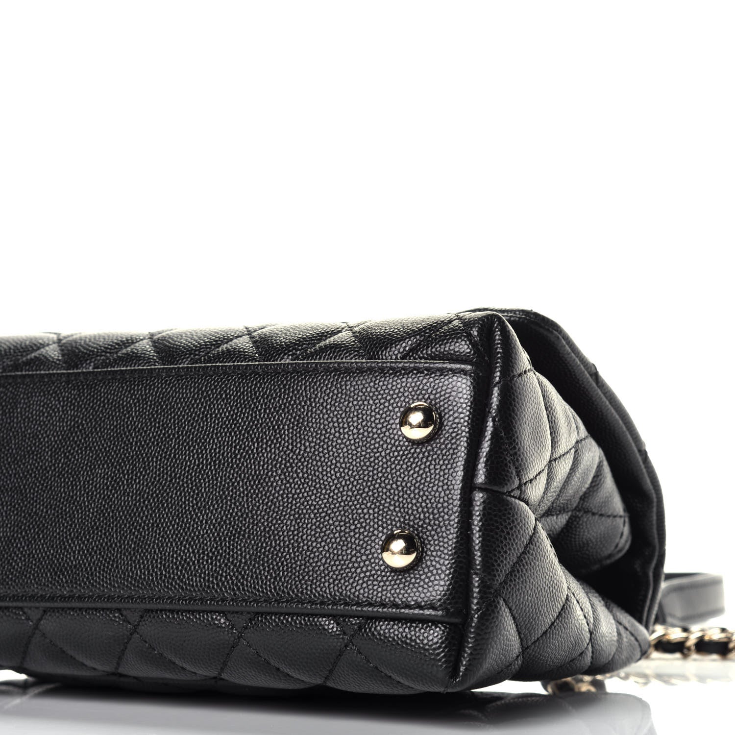 Chanel Caviar Quilted Mini Coco Handle Flap Black 10 of 11