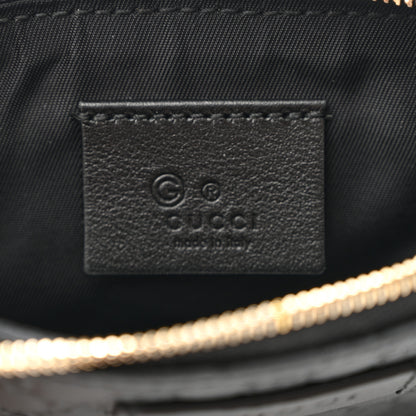 Gucci Microguccissima Key Ring Coin Case Black 6 of 10