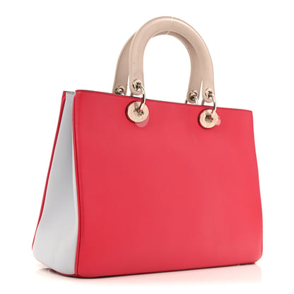 Christian Dior Smooth Calfskin Medium Tri-Color Diorissimo Multicolor 4 of 16