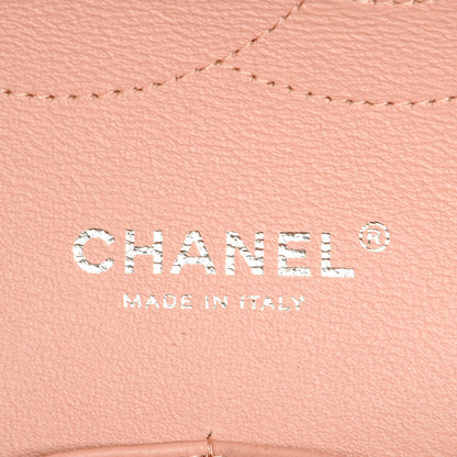 Chanel Patent Quilted Jumbo Double Flap Pink 6 of 7