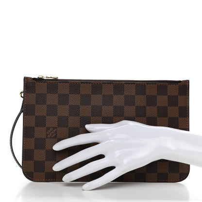Louis Vuitton Damier Ebene Neverfull MM GM Pochette 2 of 7