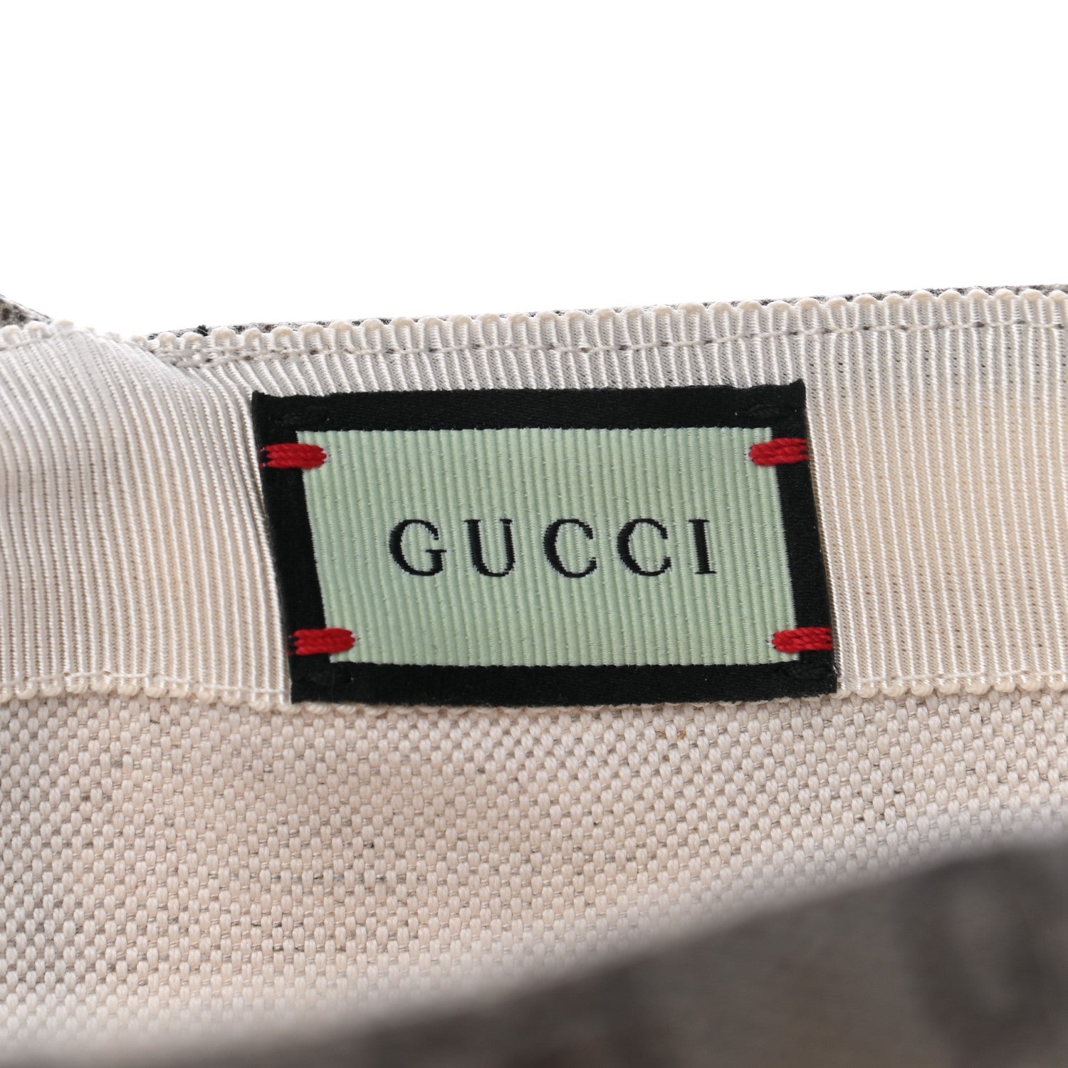 Gucci GG Supreme Monogram Les Pommes Baseball Hat M Beige Multicolor 8 of 9