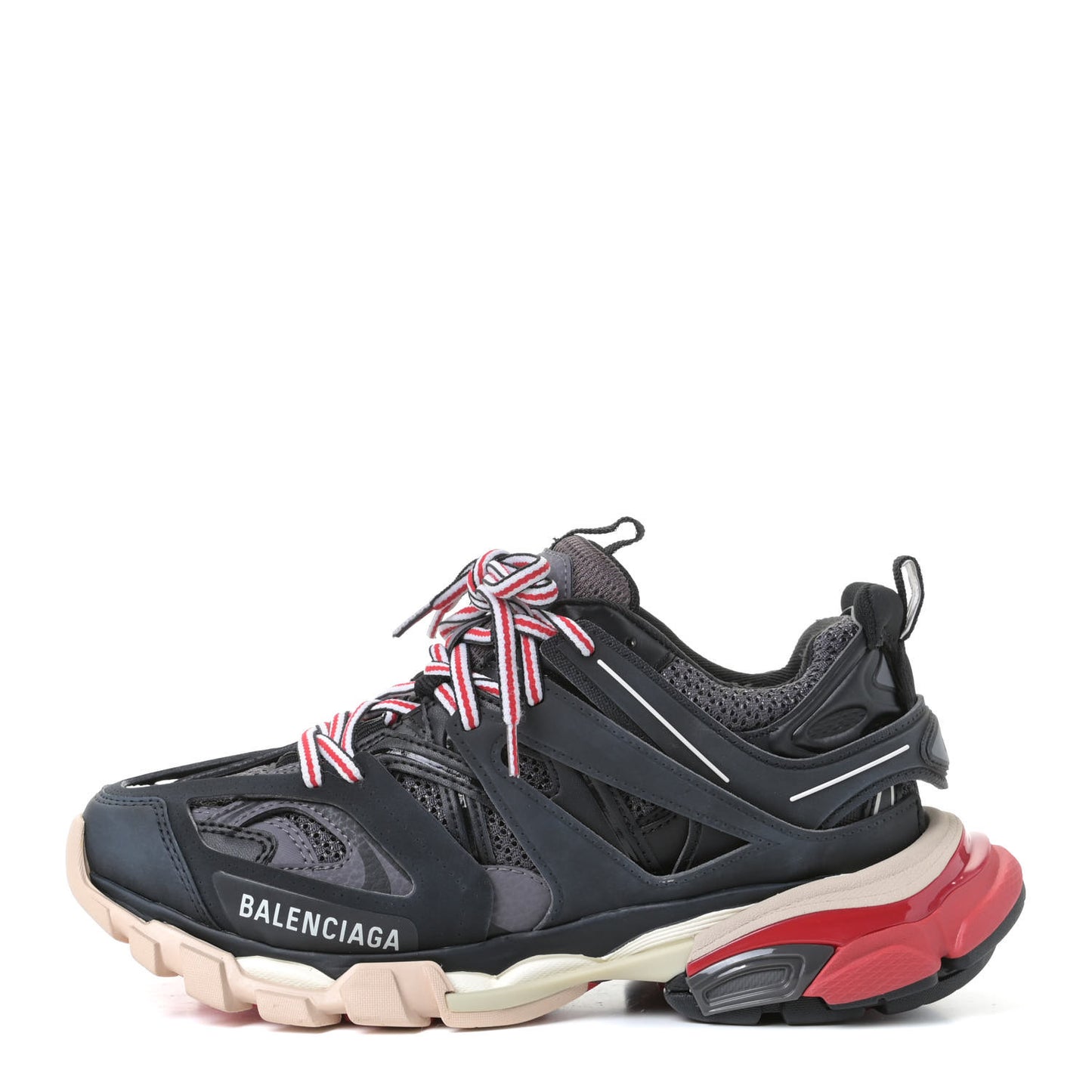 Mesh Nylon Womens Track Sneakers 37 Black Gris