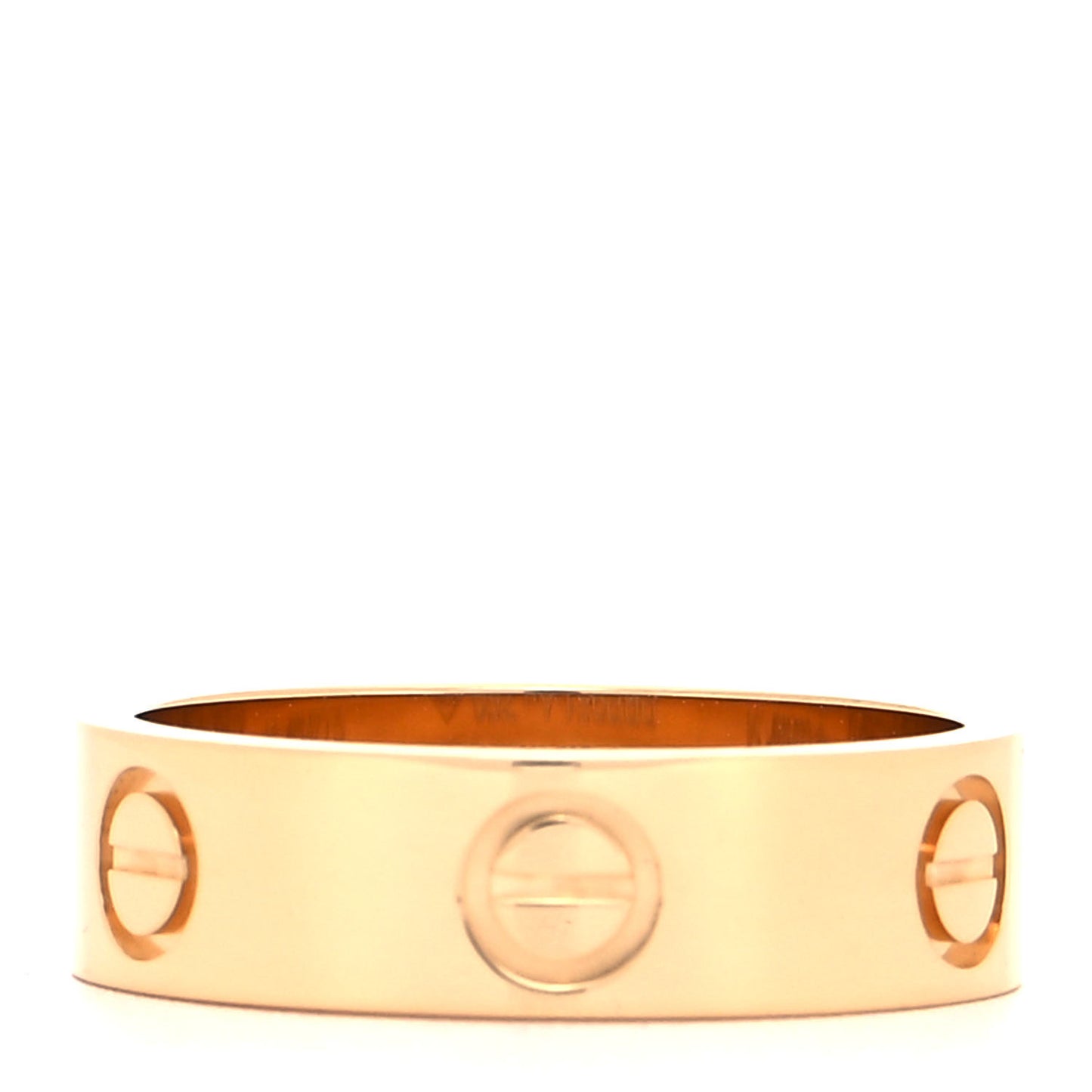 18K Yellow Gold 5.5mm LOVE Ring 54 7