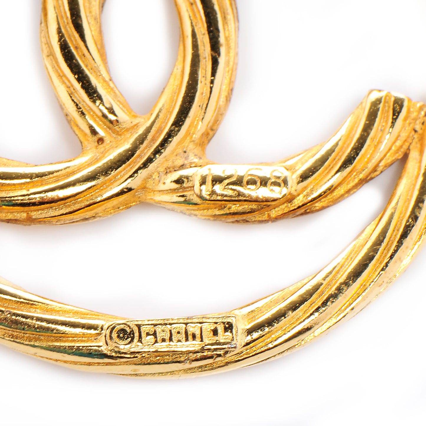 CC Rope Brooch Gold