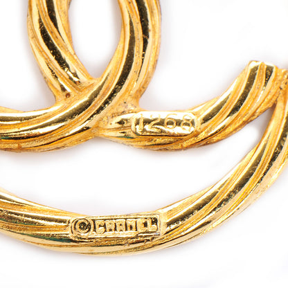 Chanel CC Rope Brooch Gold 3 of 5
