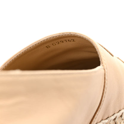 Chanel Lambskin CC Espadrilles 38 Beige Black 9 of 11