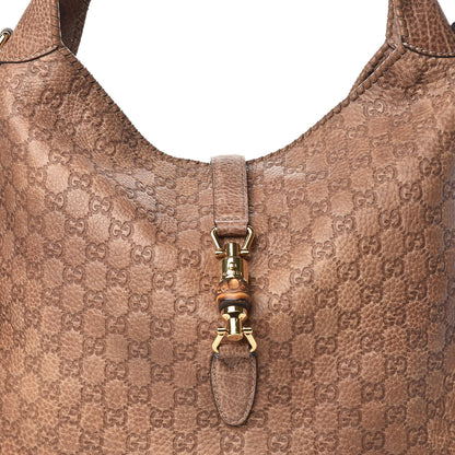 Gucci Guccissima Large New Jackie Hobo Light Brown 11 of 11