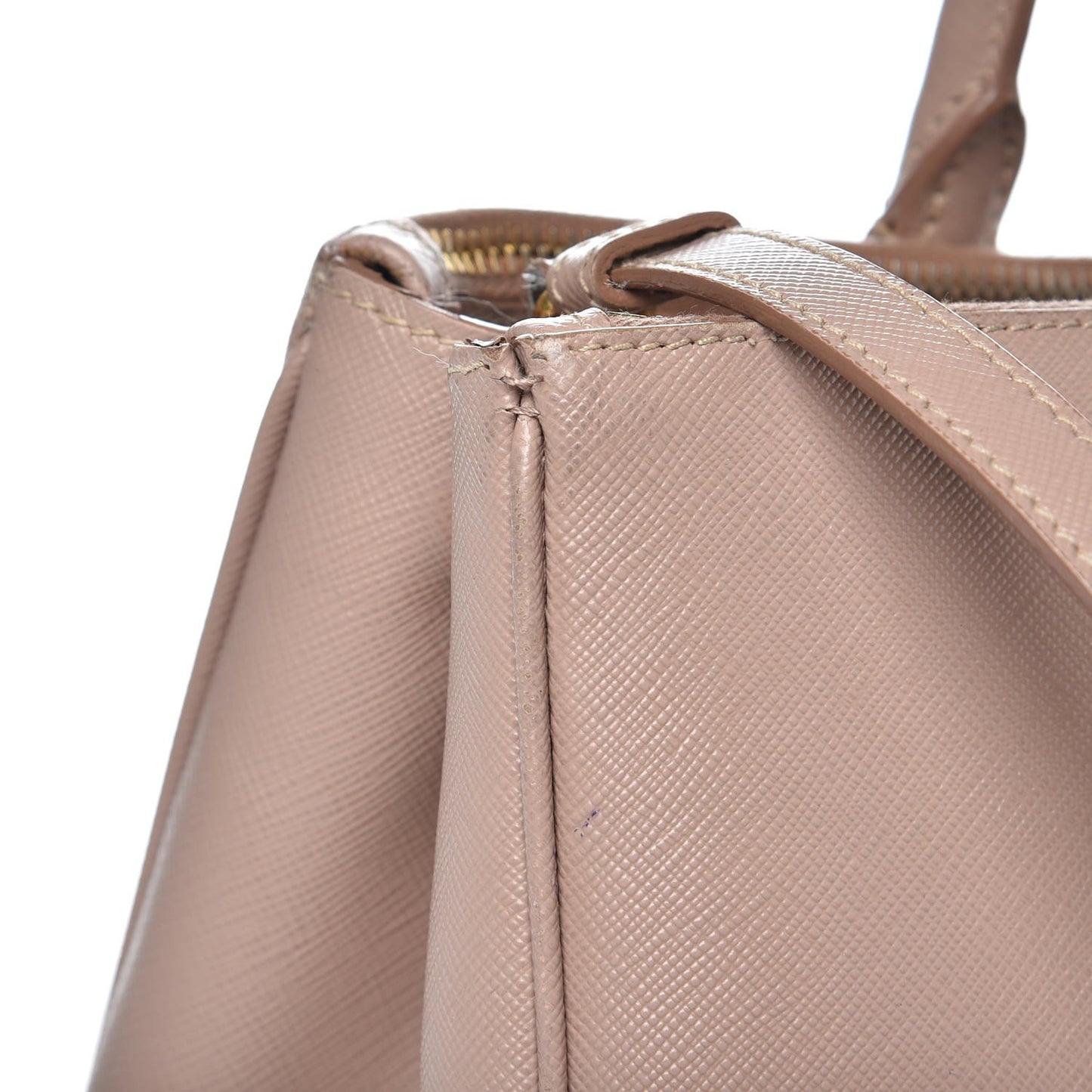 Saffiano Medium Galleria Double Zip Tote Cammeo