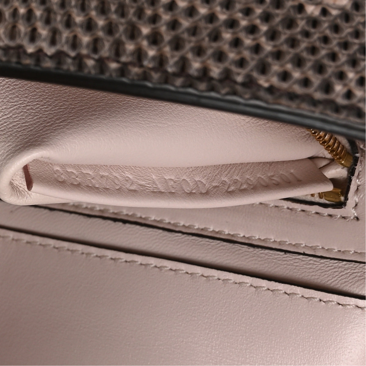 Fendi Lizard Baguette 1997 Rose Ballet 7 of 11