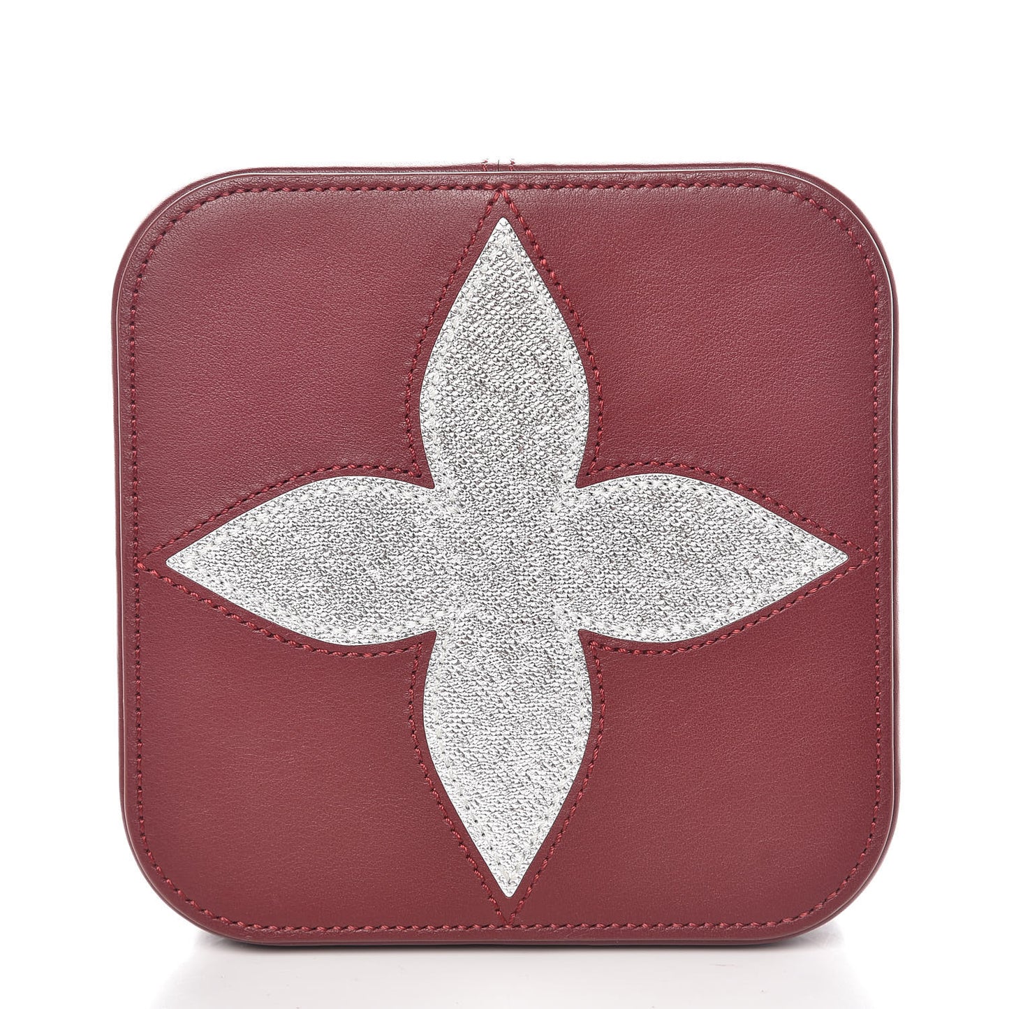 Monogram Clarence Box MM Burgundy