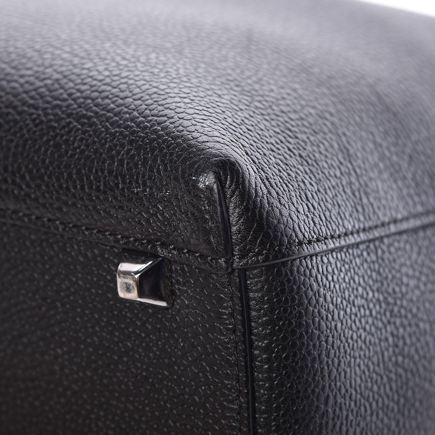 MCM Grained Calfskin Large Ella Boston Black 11 of 13