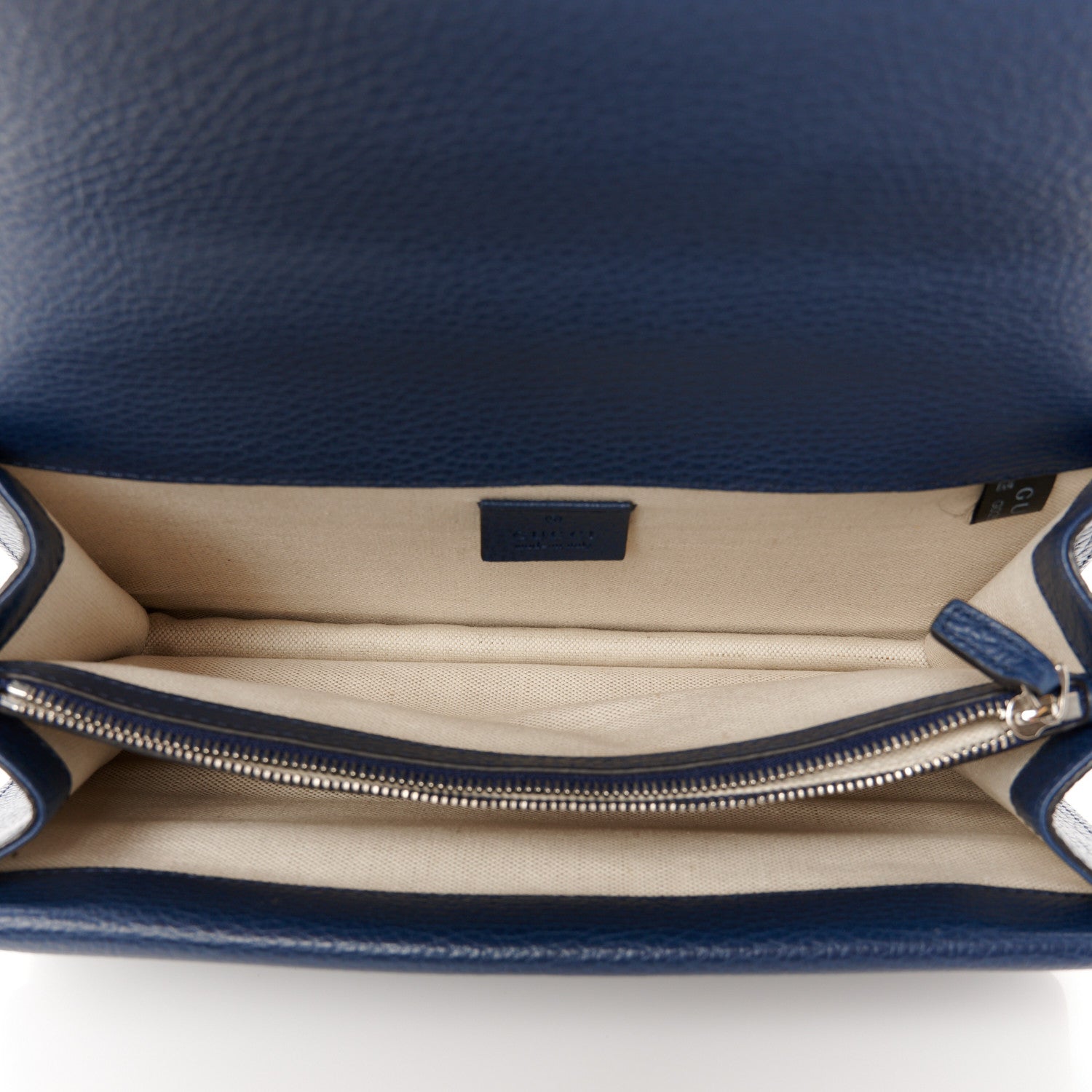 Gucci Pebbled Calfskin Small Dionysus Shoulder Bag Blue Agata 5 of 11