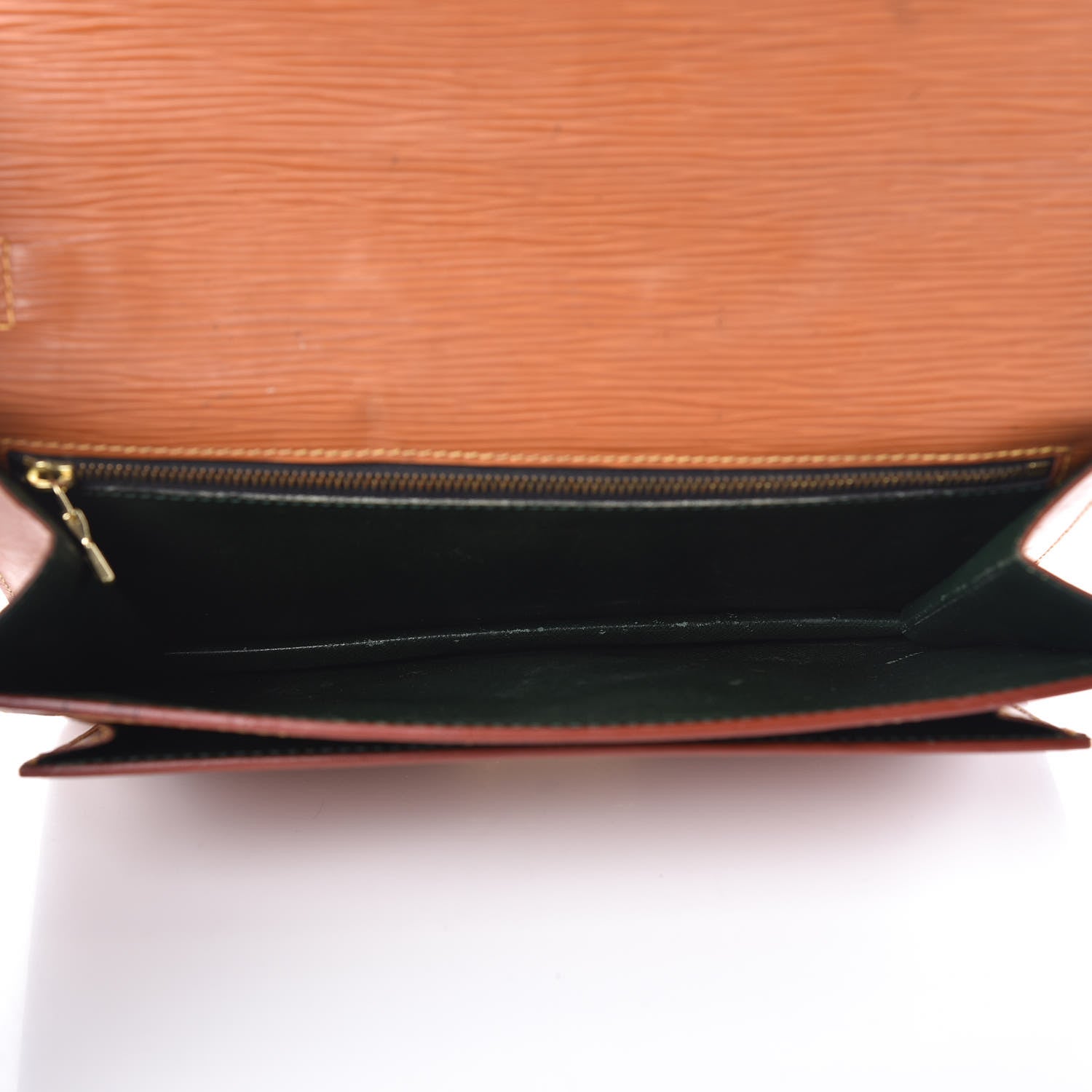 Louis Vuitton Epi Pochette Sellier Dragonne Clutch Gold 5 of 15