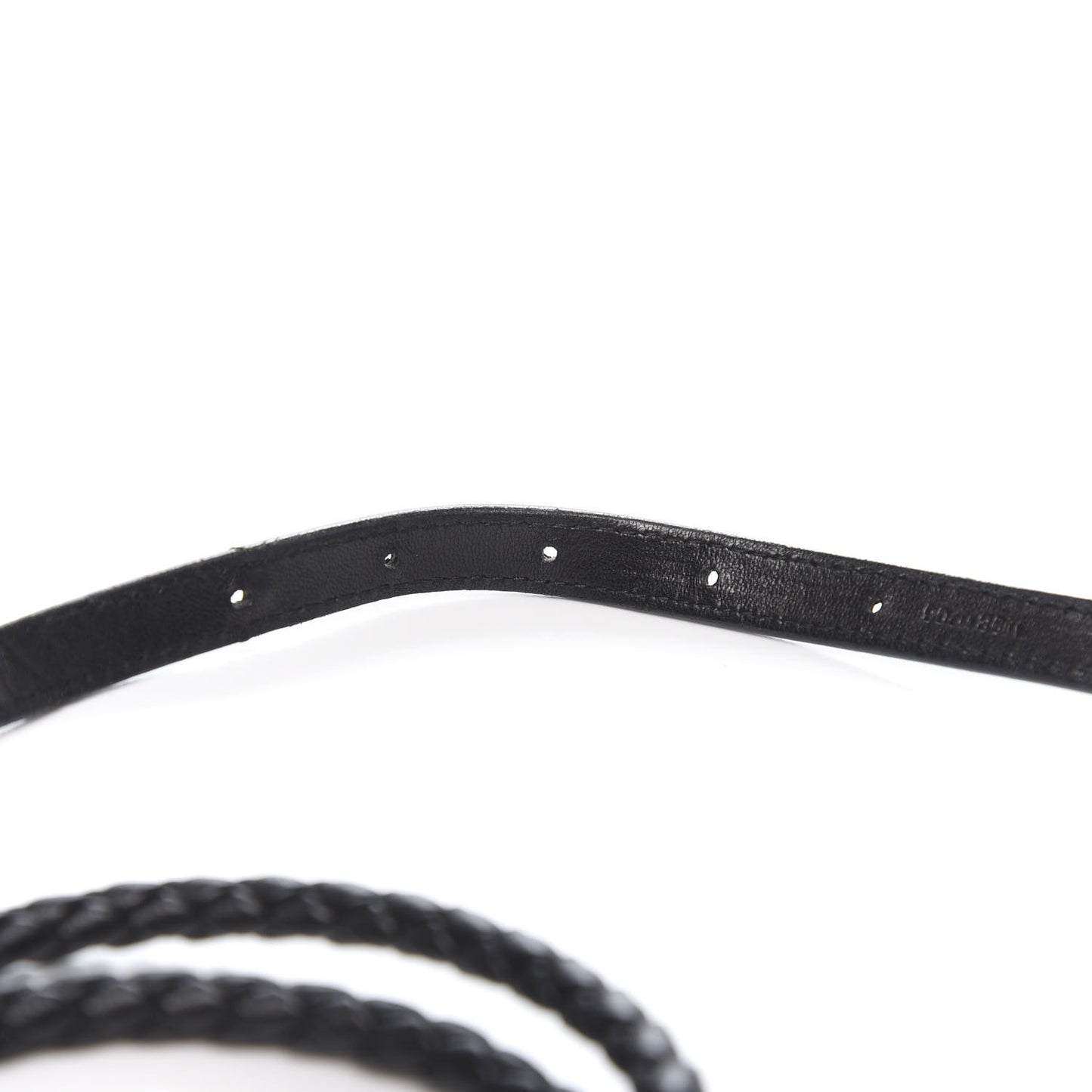 Nappa Intrecciato Belt 90 36 Black