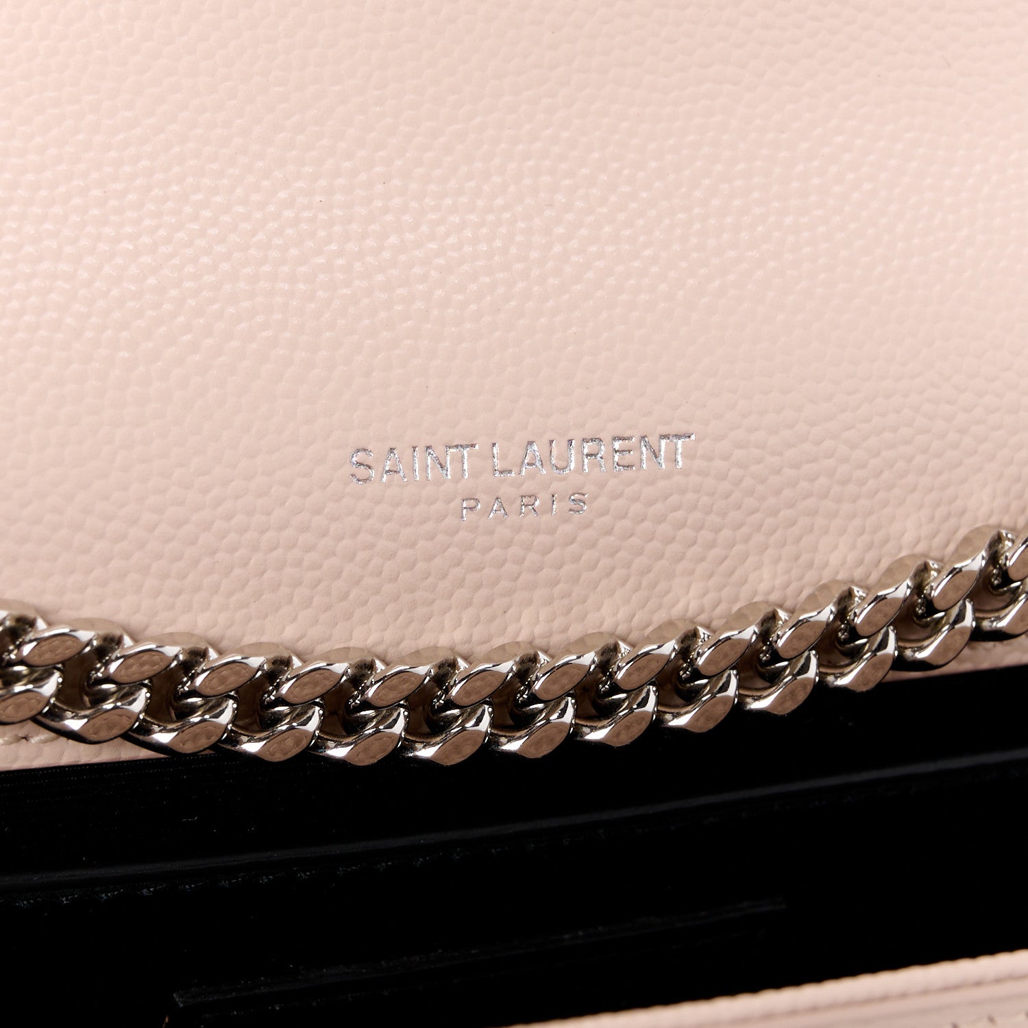 Saint Laurent Grain De Poudre Medium Monogram Kate Satchel Rose Poudre 6 of 11
