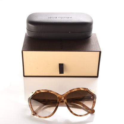 Louis Vuitton Ivy Cat Sunglasses Z0747E Honey Tortoise 8 of 8