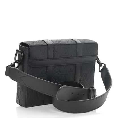 Louis Vuitton Taurillon Monogram Trunk Messenger Black 3 of 11