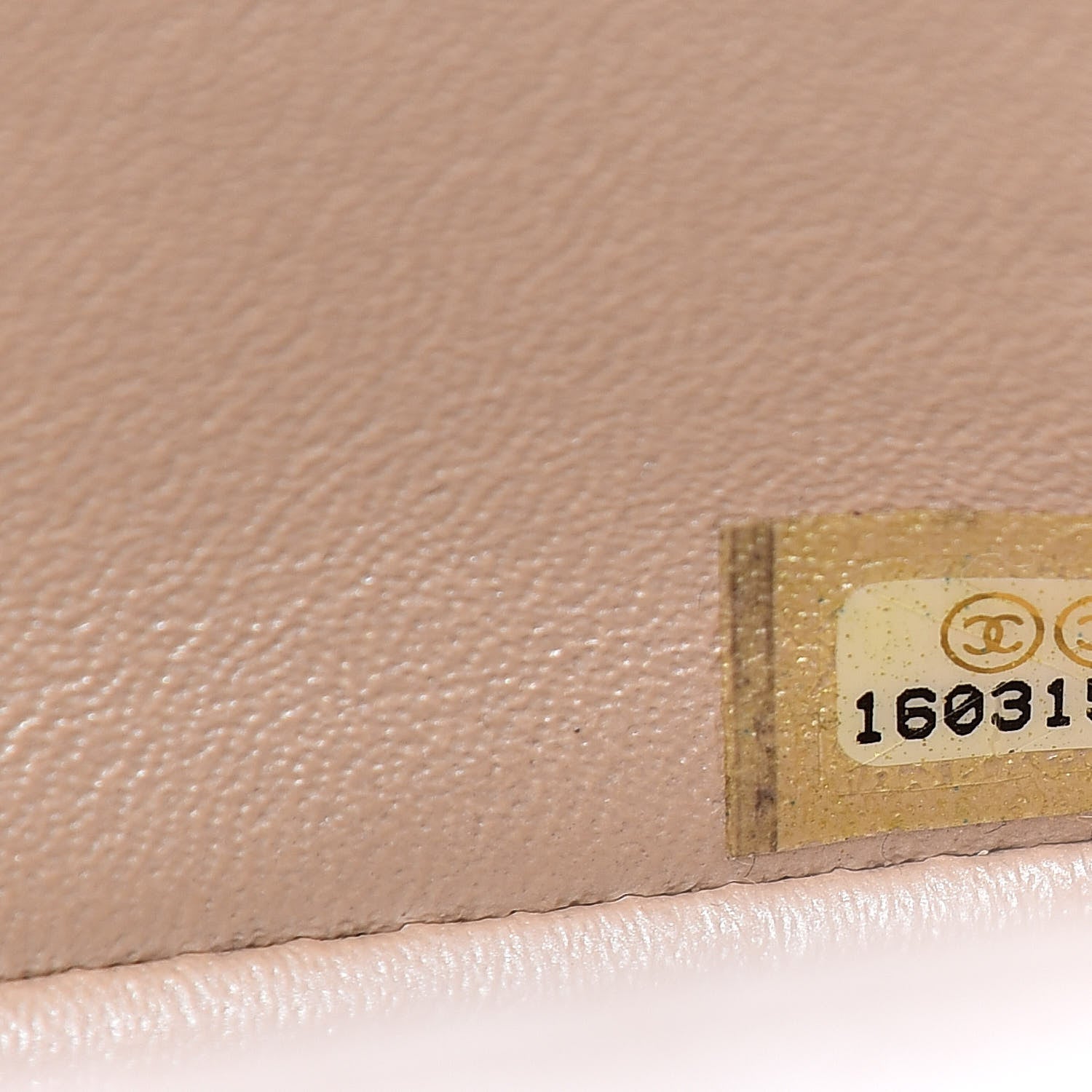 Chanel Pearly Caviar Quilted Mini Rectangular Flap Beige 7 of 11