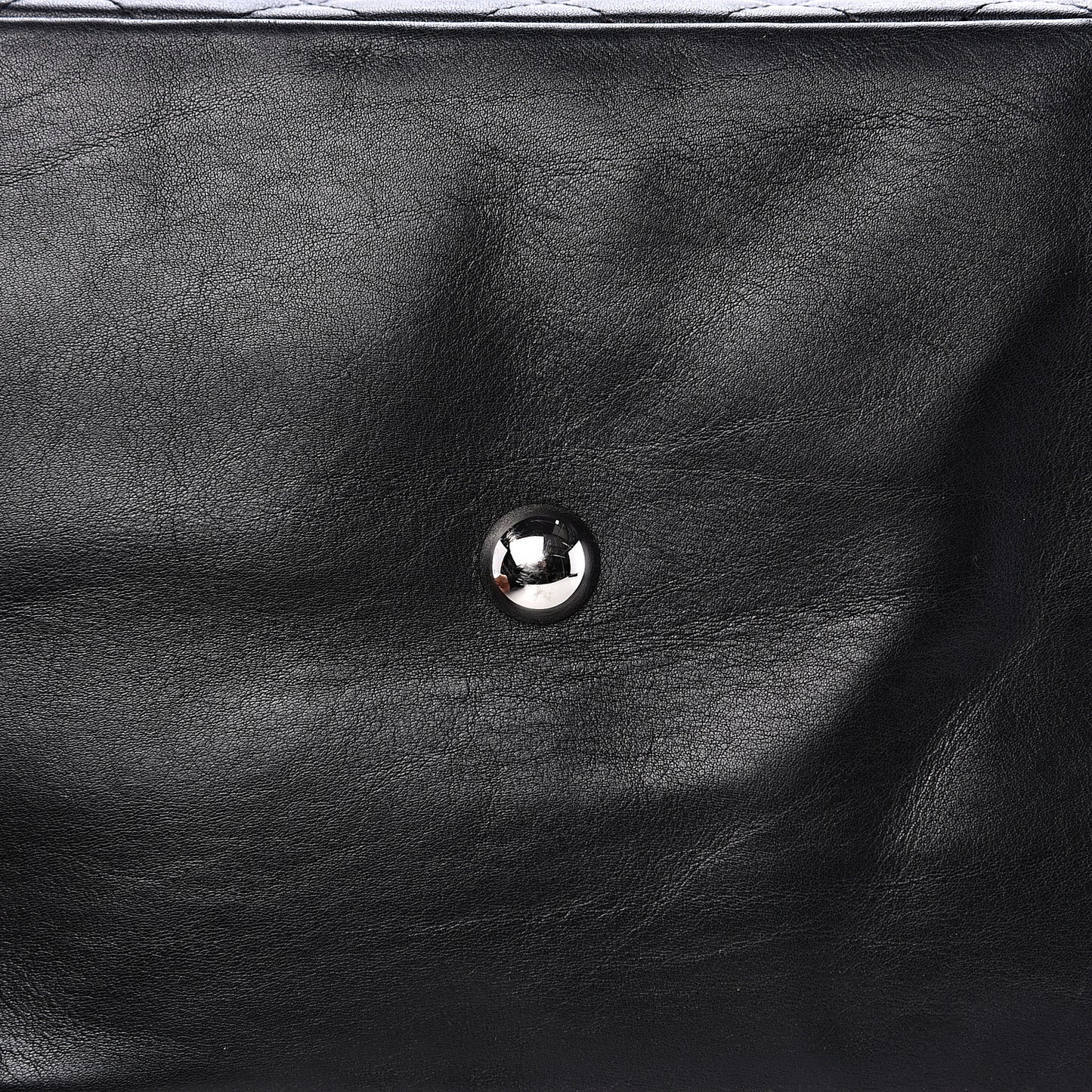 Calfskin Quilted Large Cambon Tote Black