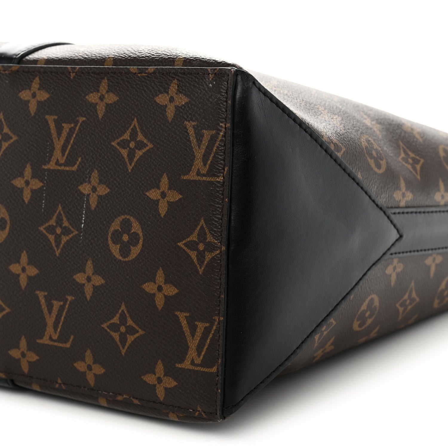 Louis Vuitton Monogram Macassar Weekend Tote GM 9 of 11