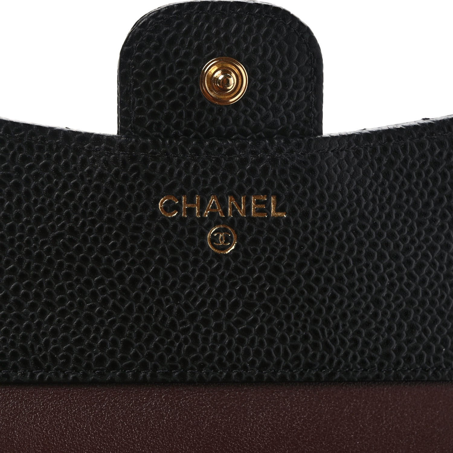 Chanel Caviar Quilted Compact Flap Wallet Black 6 of 8