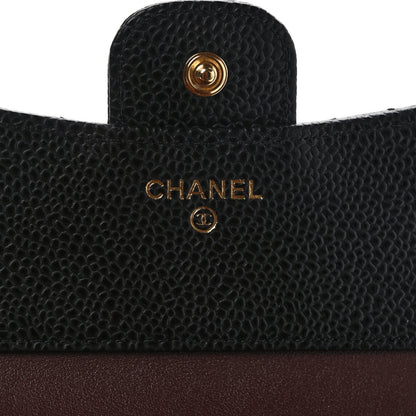 Chanel Caviar Quilted Compact Flap Wallet Black 6 of 8