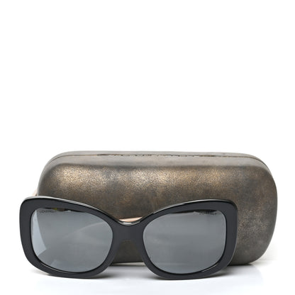 Chanel Acetate CC Sunglasses 5322 Black Beige 8 of 8