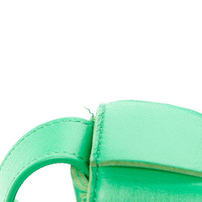 Bottega Veneta Lambskin Maxi Intrecciato Cassette Crossbody Bag Grass 11 of 11