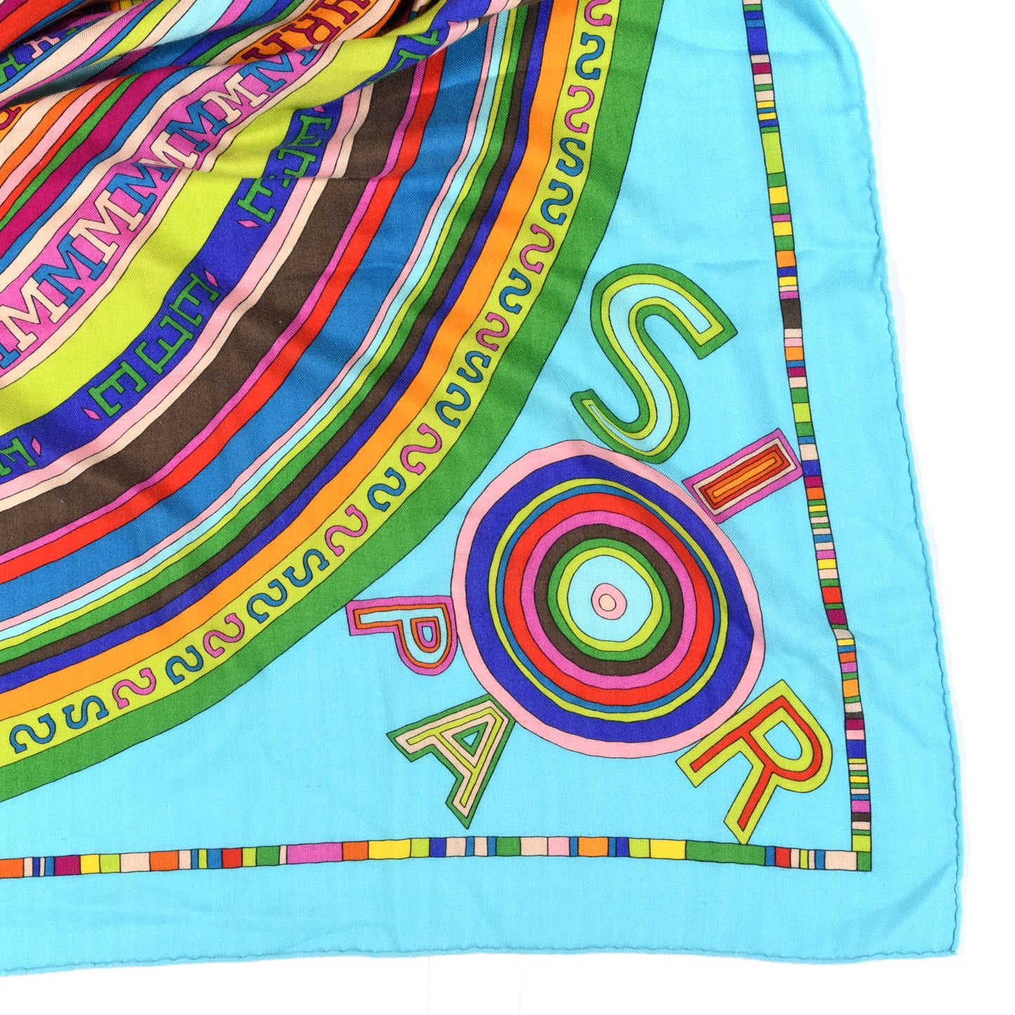 Cashmere Silk Tohu Bohu Shawl 140 Turquoise