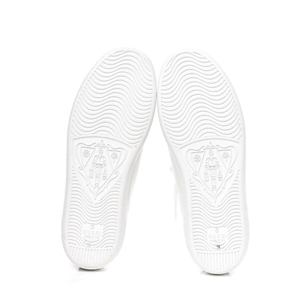Gucci Calfskin Miro Soft Tennis Embroidered Womens Ace Sneakers 36 White Rio Blue 6 of 11