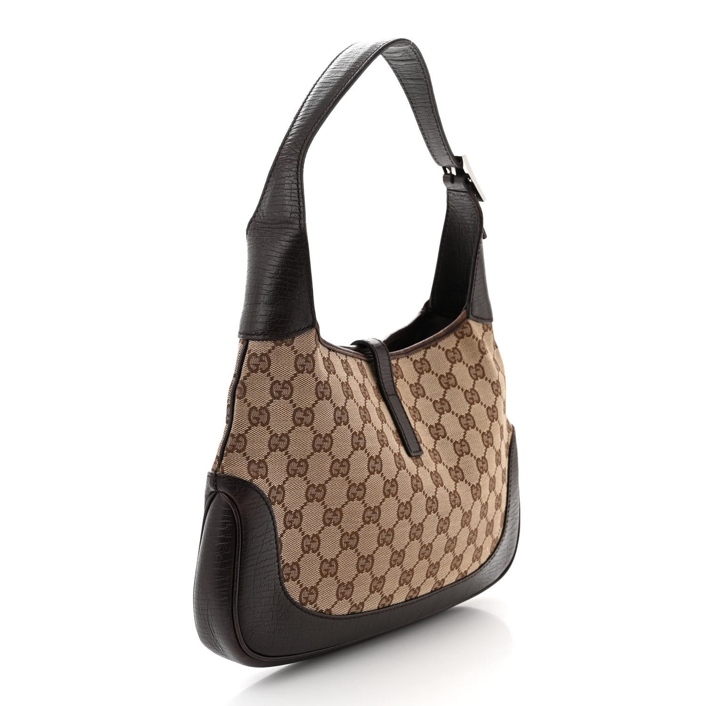 Monogram Web Jackie O Hobo Dark Brown