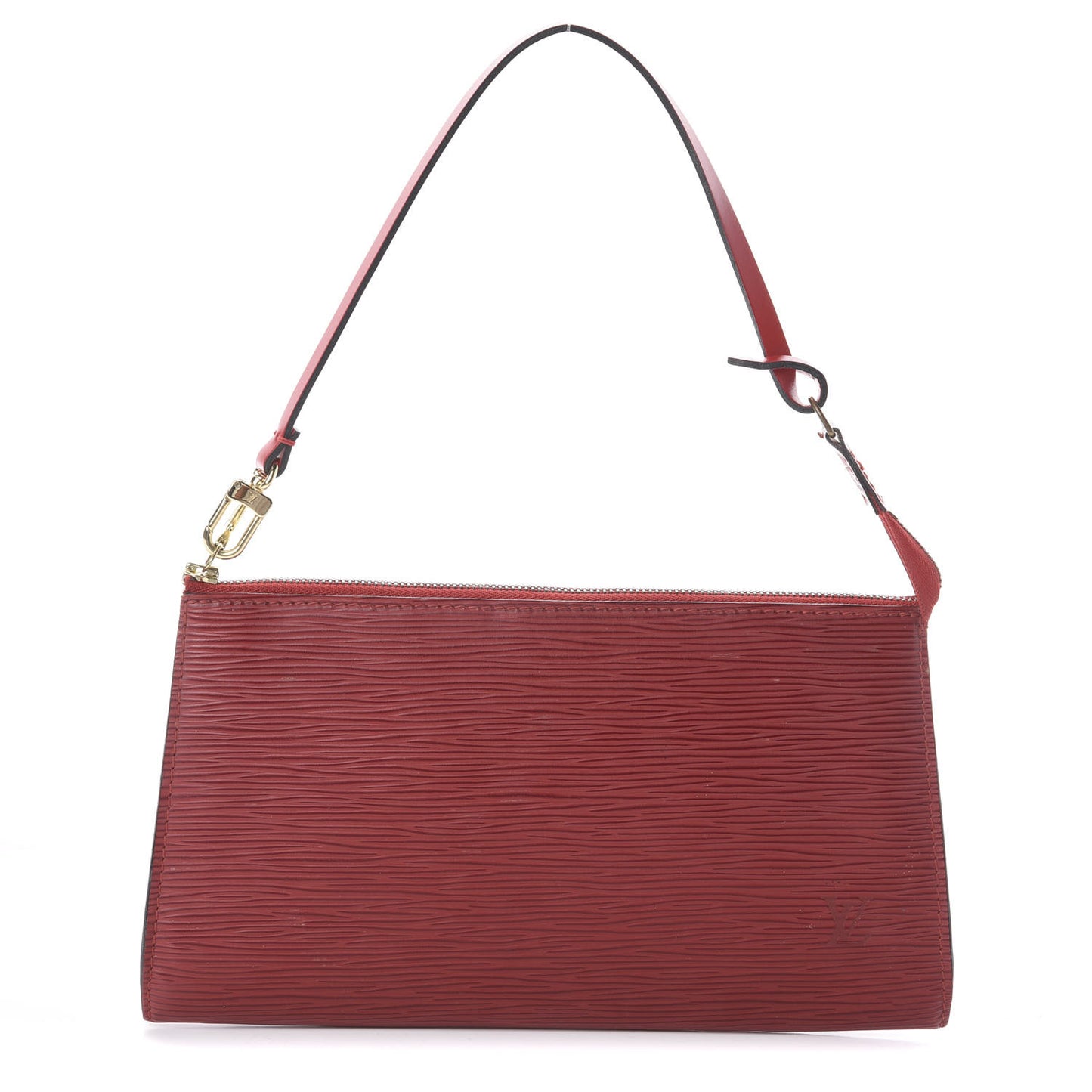 Epi Pochette Accessories 24 Castillan Red
