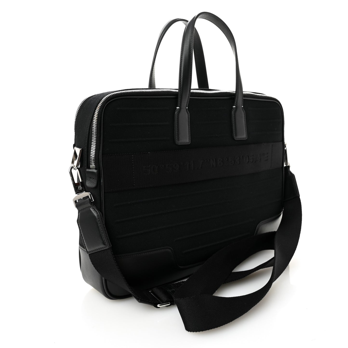 Canvas Never Still Briefcase Black