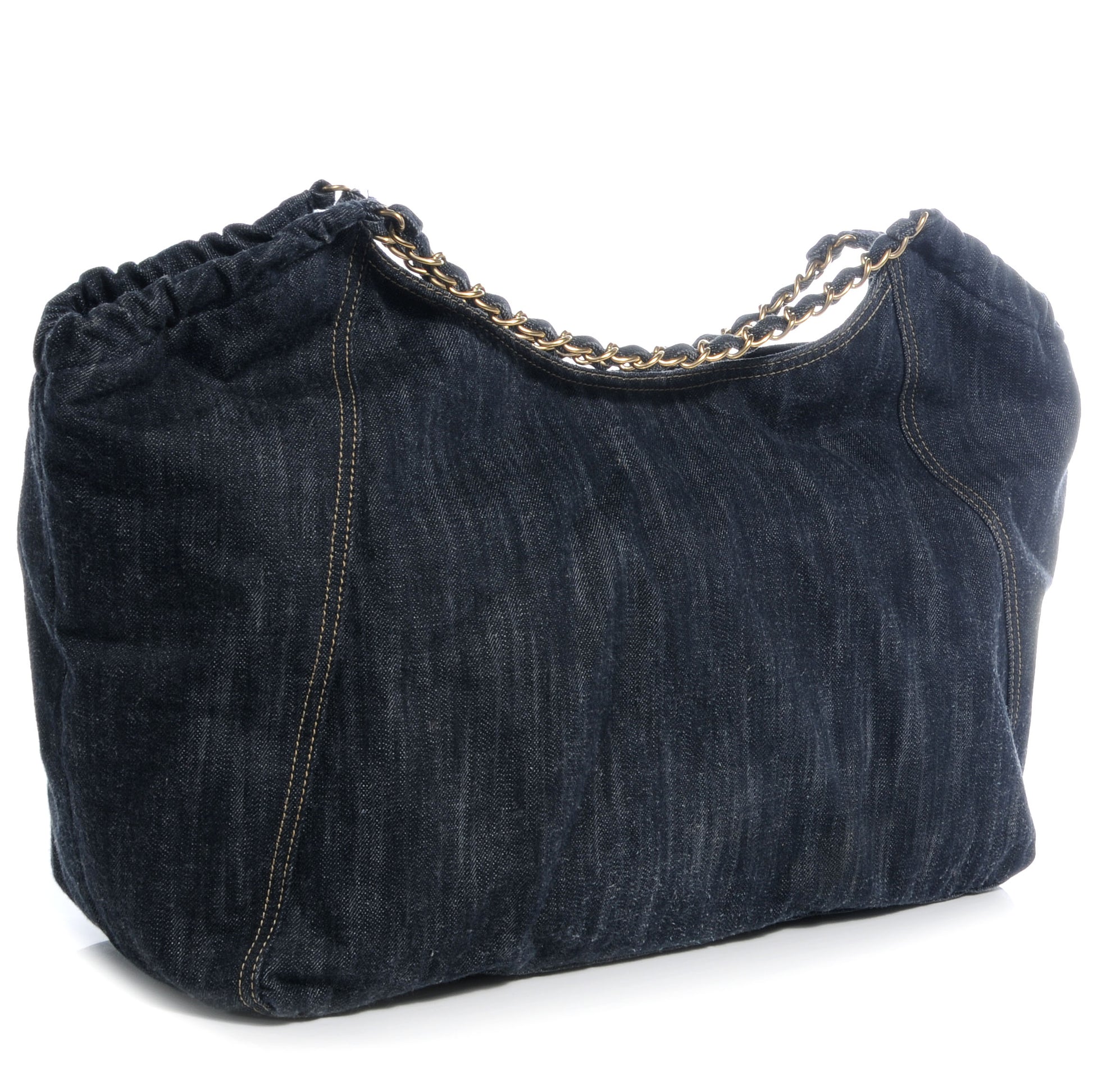 Chanel Denim XL Coco Cabas Tote 3 of 7