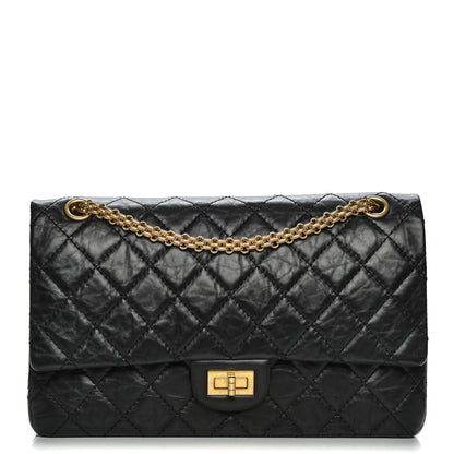 Chanel Aged Calfskin Quilted 2.55 Reissue 226 Flap Black 1 of 8