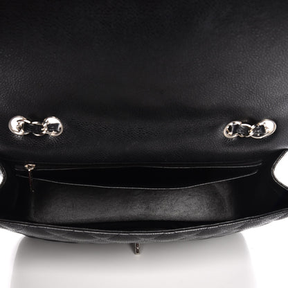 Chanel Caviar Quilted Jumbo Single Flap Black 5 of 12