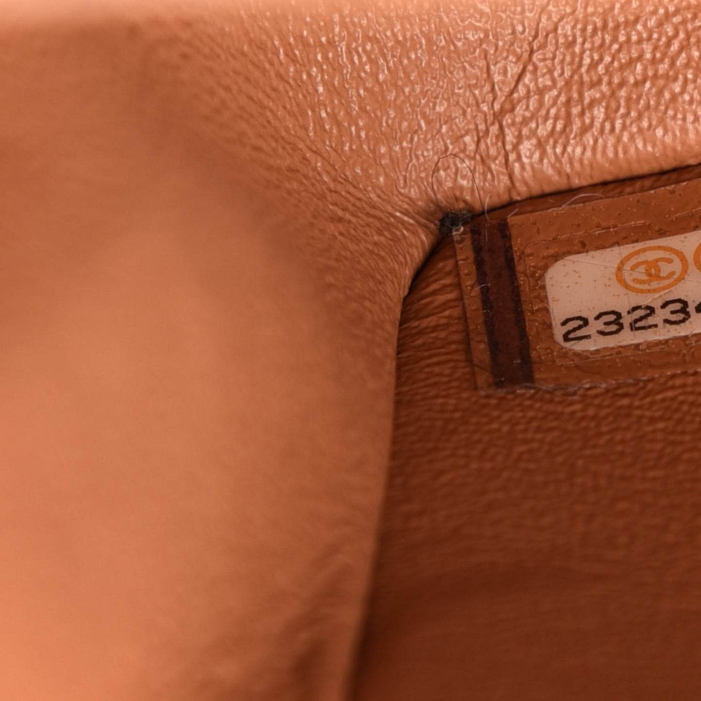 Lambskin Quilted Mini Rectangular Flap Brown