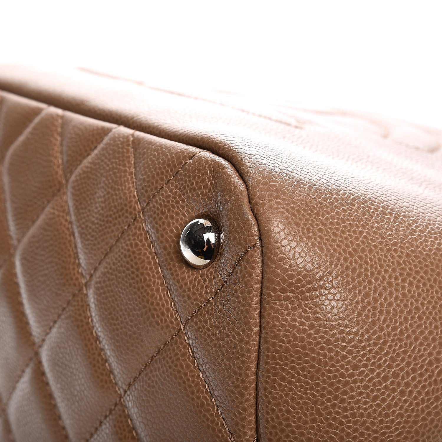 Chanel Caviar Quilted Timeless CC Soft Tote Beige 10 of 15