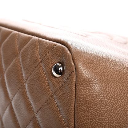 Chanel Caviar Quilted Timeless CC Soft Tote Beige 10 of 15