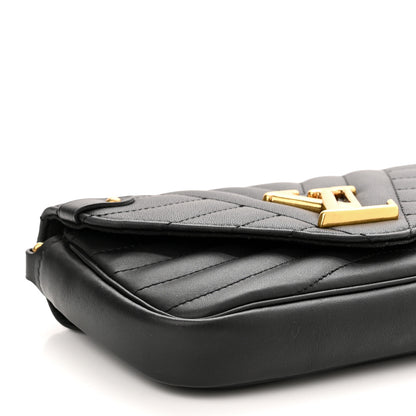 Louis Vuitton Calfskin New Wave Chain Pochette Black 8 of 10