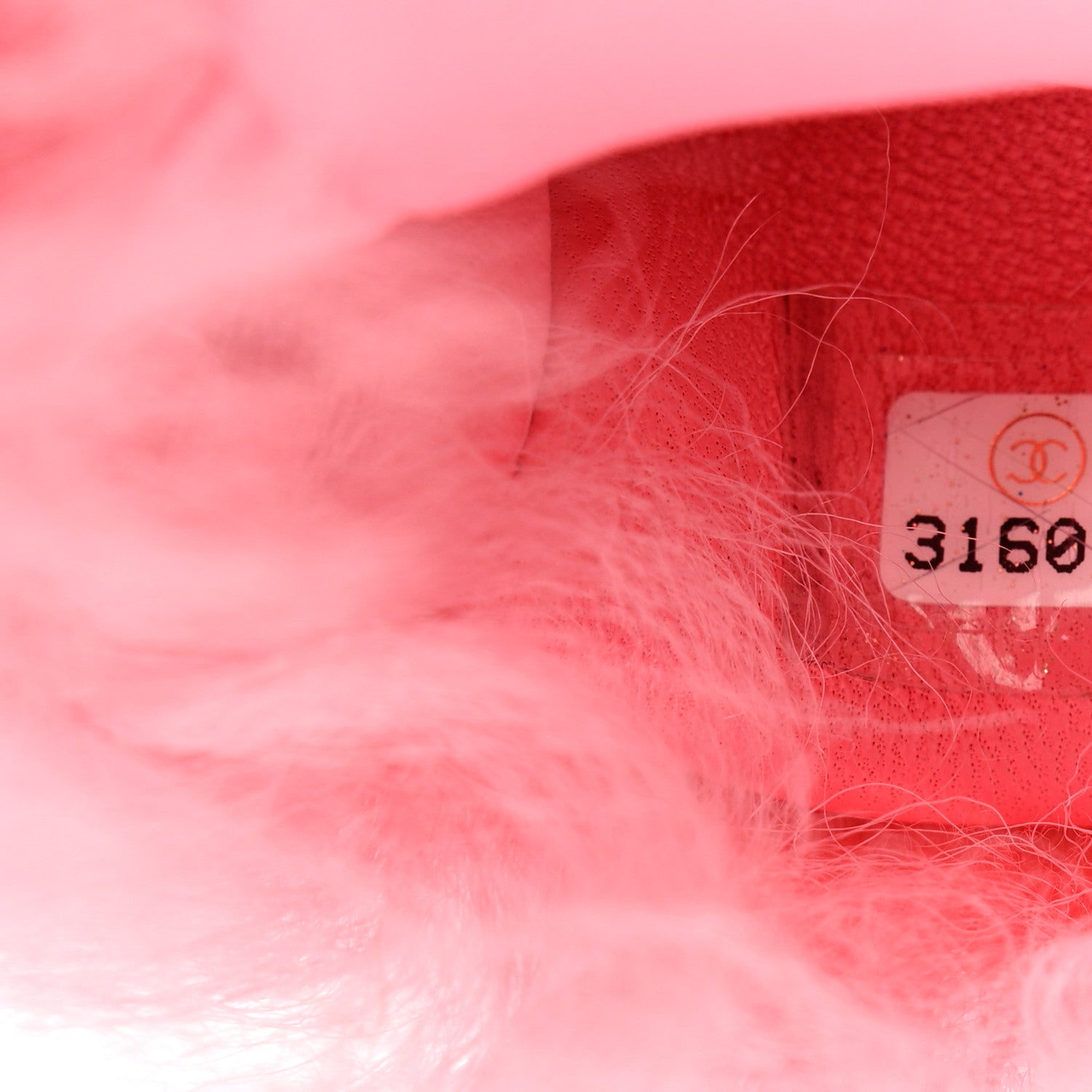 Chanel Shearling Lambskin CC Hook Card Holder Pink 8 of 8